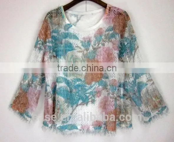 OEM Production in China Sweater Viscose Sweater Big Size Mama Sweater photo-2