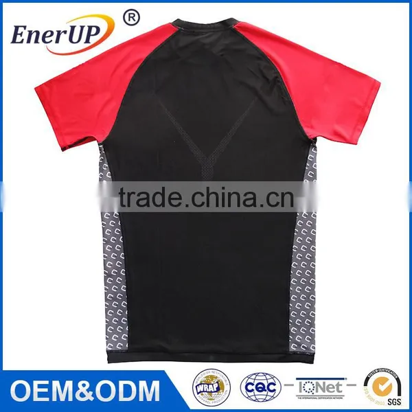 Custom Raglan Sleeve Anti-Fatigue Series Wear Blank Plain Short T Shirt For Gym photo-2
