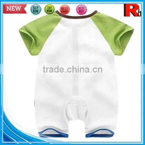 China Import Short Sleeve Cotton Wholesale Used Funny Babies Clothes photo-3