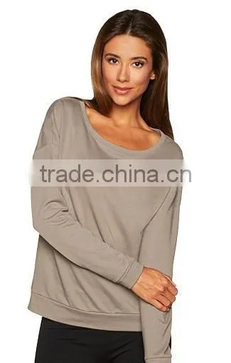 Next Level Apparel The Terry Long Sleeve Scoop Tee - Made From 50% Cotton and 50% Polyester and Comes With Your Logo. photo-2