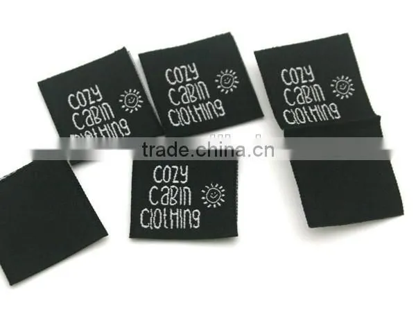 Customized Garment Labels/woven Labels/main Label/embroidered Tag Loop Fold WLF-001 photo-3
