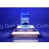 Custom Two Step and Acrylic Engraved LOGO Crystal Led Light Box With Double Side for Promotion