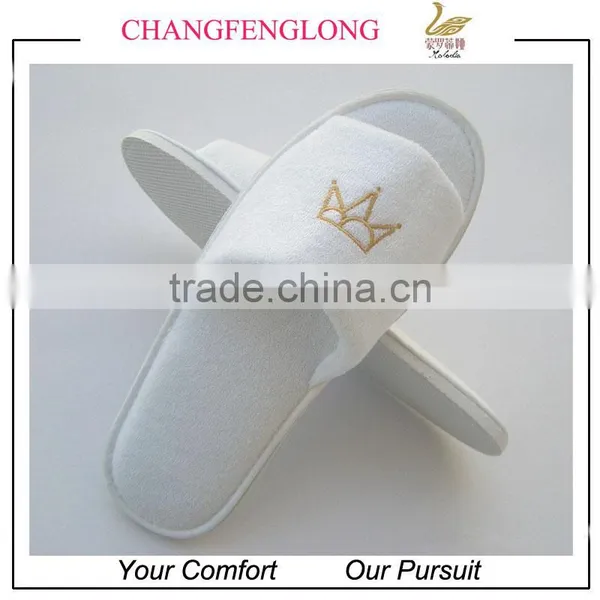 Disposable Terry Slipper for Hotel/wholesale Terry Cloth Slipper