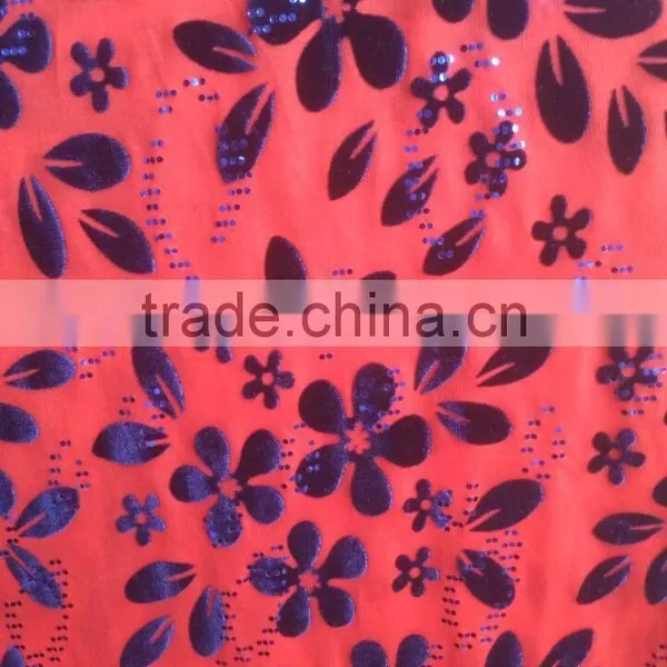 Newest Burnout Velvet for Home Textile photo-4