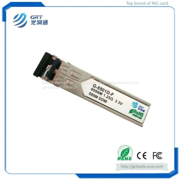 G-8501D-F 1.25G 850nm 550nm SFP Gigabit Tx Side-only Fiber Optical Module photo-5
