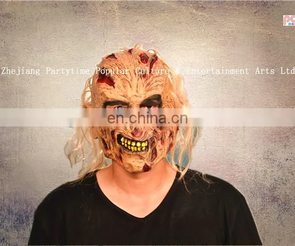 Carnival Halloween Party Latex Full Head Skeleton Wights Mask photo-5