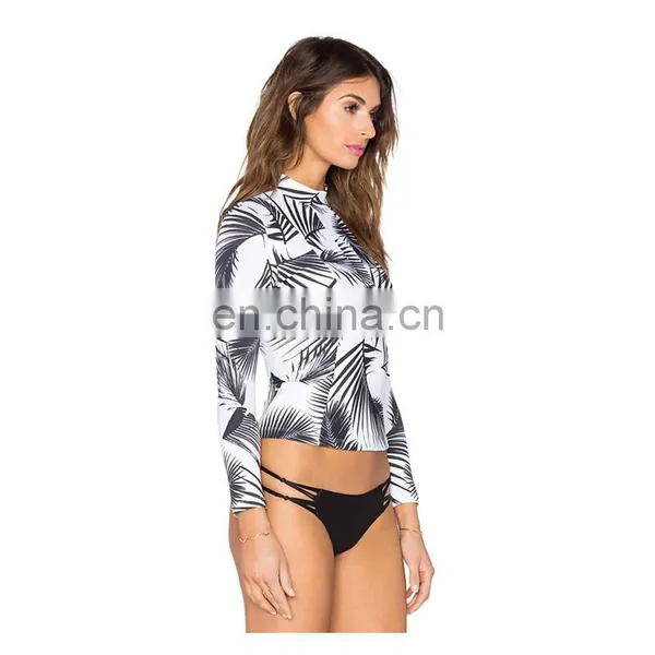 Wholesale Design Your Own Hot Sexy Printed Custom Rash Guard for Women photo-2