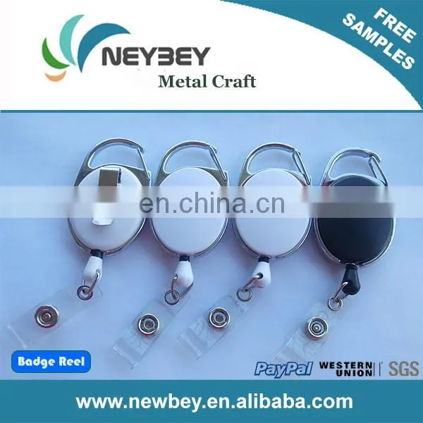 Retractable Badge Holder Type id Badge Holder With Clip