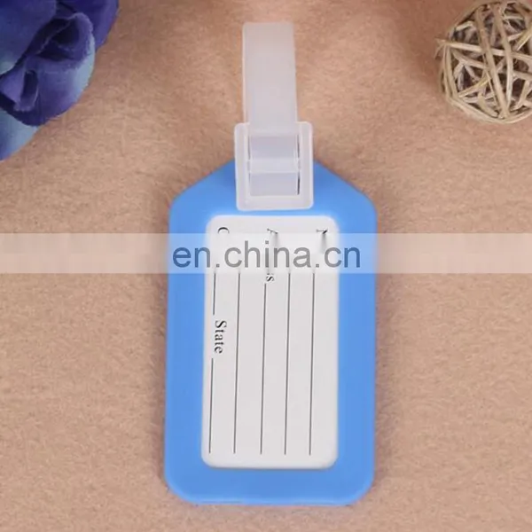 BSCI Assorted Color Tag Plastic Holder Key ID Name Label Tags Split Keyring photo-6