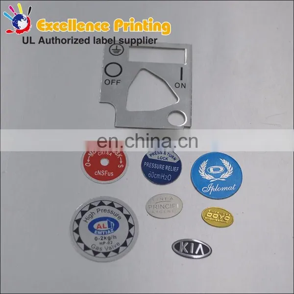 3D High Quality Custom Made Cheap Self-adhesive Aluminum Plate Printing Logo photo-2