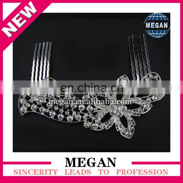 Princess Crown Tiara Comb Hair Clip Bridal Hair Jewelry Wedding Decorative Hair Combs photo-4