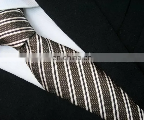 Factory Wholesale Stripe Slim Knitted Necktie photo-2