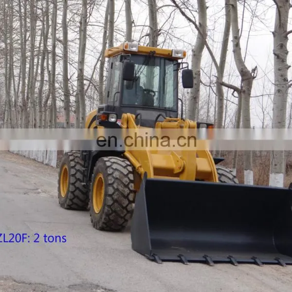 2.0 Ton Mini Loader With Quick Hitch Hydraulic Joystick Wheel Loader Factory photo-2
