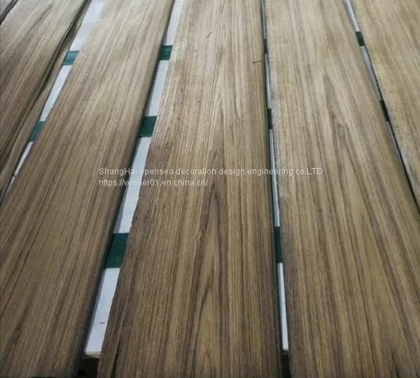 Natural North America Burma Teak Mountain Grain Wood Veneer photo-2