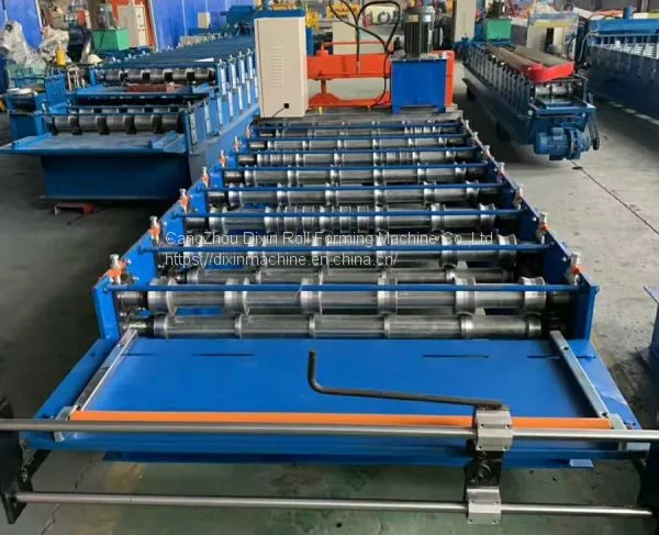 Trapezoidal Sheet Roof Tile Wall Panel Roll Forming Machine Manufacturer photo-5