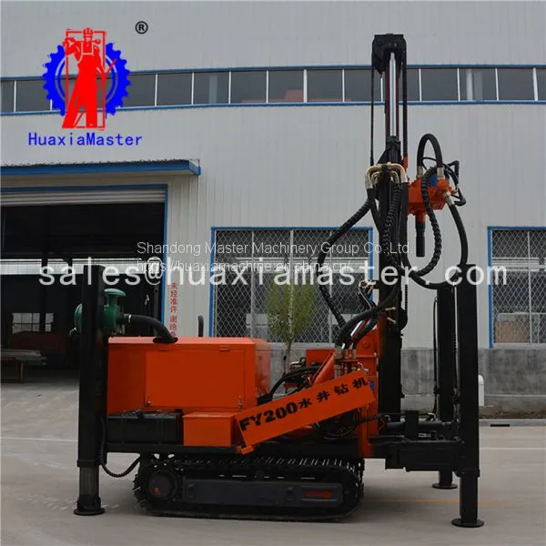 Track Pneumatic Well Drill FY200 Hot Spring Well Large Pneumatic Well Drill Machinery Large Power Civil Water Well Drill Rig photo-2