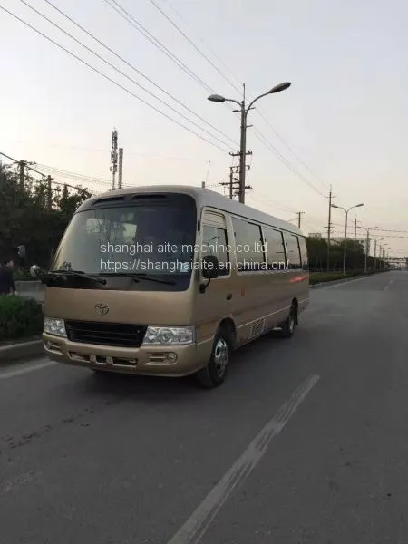 Toyota Coaster Minibus Japanese Used Bus 2016 Diesel Passenger Bus