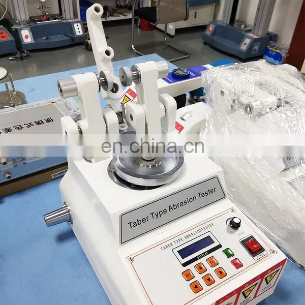 Factory Price Taber Abrasion Resistance Testing Machine/tester/ Wear Test Equipment for Leather Rubber Tire and Glass photo-4