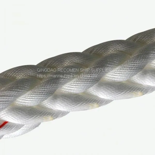 RECOMEN Supply 3 Strand 1.5 Inch Nylon Rope Marine Towing Rope for Marine Towing
