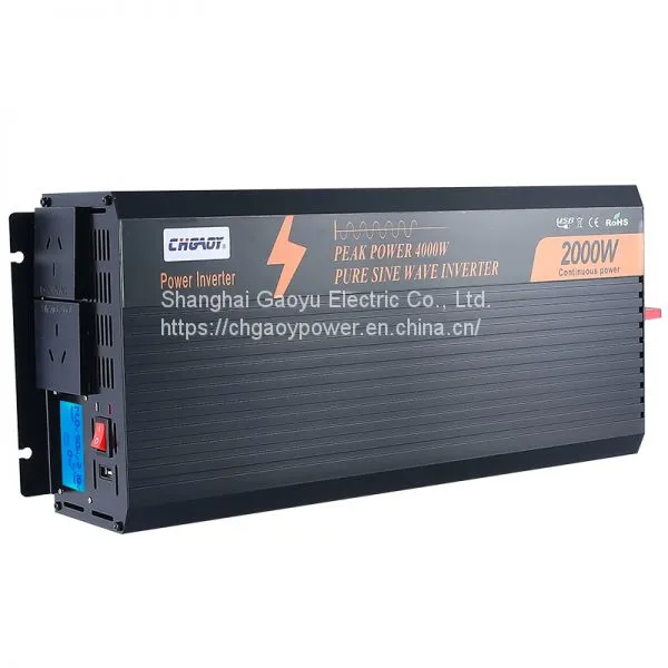 Quality Australian Standard Inverter 12V to 240v2000w Pure Wave Inverter Household Inverter With Display photo-3