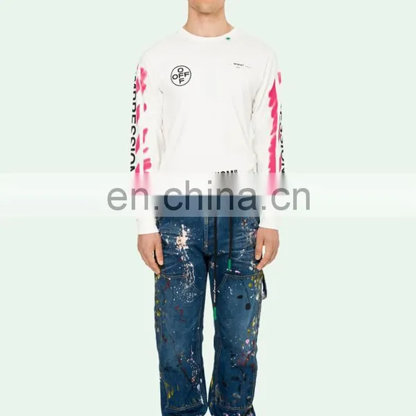 DiZNEW PAINTED POCKETS VINTAGE PAINT CARPENTER JEAN PANTS FOR BOYS photo-6