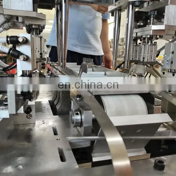 Best Sale High Speed Mask Machine Ear Loop Mask Mask Ultrasonic Automatic Ear Band Spot Welding Machine photo-6