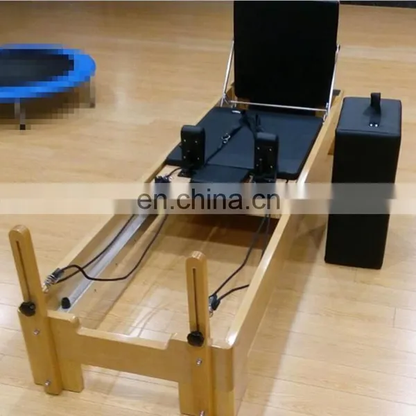 2020 Most Popular High Quality Balance Body Pilates Reformer Machine White Maple Wood Pilates Bed For Yoga photo-2