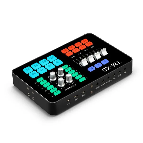 100% Original Snail XS Web Celebrity Live Sound Card, Digital Audio, Portable and Mobile, Intelligent Noise Reduction Suitable for Web Celebrity Live Recording and Clipping Home Entertainment photo-4