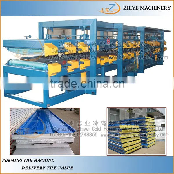 EPS/Rock Wool Composite Sandwich Panel Production Line photo-2