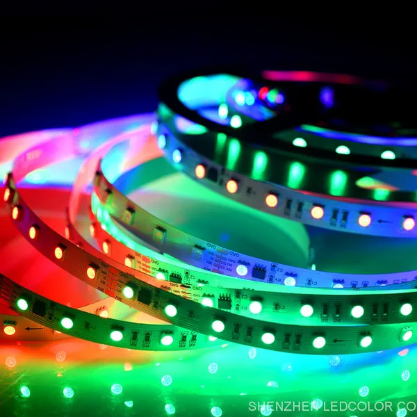 36V WS2811 Constant Current 30m 5050SMD Light Source Flexible High Voltage RGB LED Strip Light photo-5