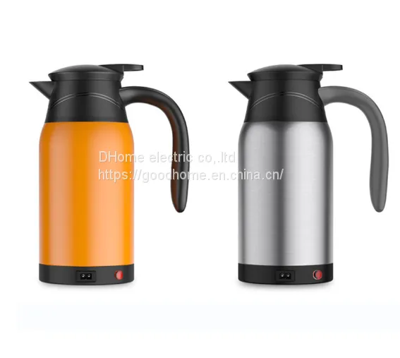 Vehicle Mounted Kettle 12V24V Large Capacity Stainless Steel Electric Kettle Portable Truck Water Heater(Wechat:13510231336)