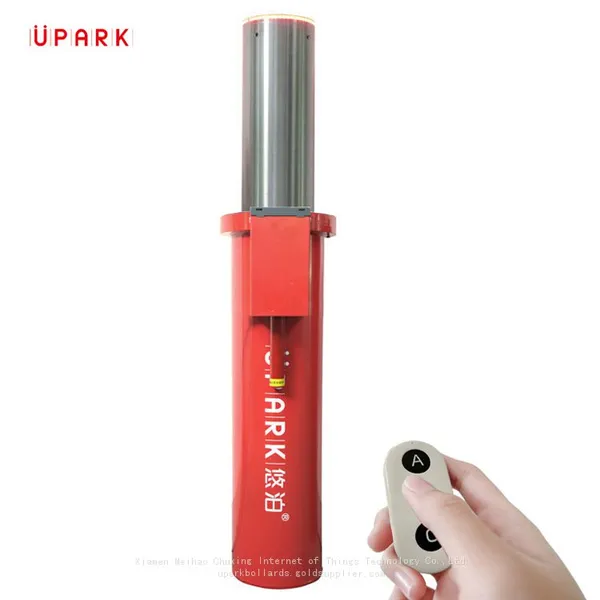 UPARK Private Area Car Parking Security Bollard 304 SS Roadway Automatic Integral Rising Traffic Electronic Bollards photo-2