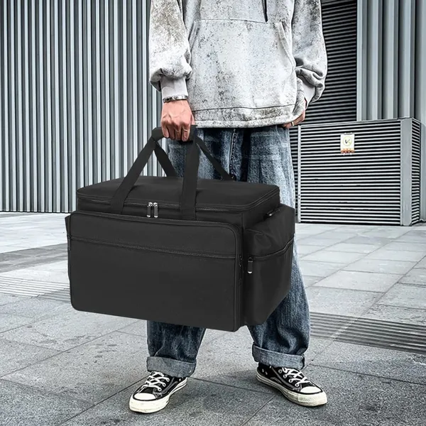 Cable File Bag With Detachable Dividers, DJ Gig Bag Cord Organizer Case photo-5