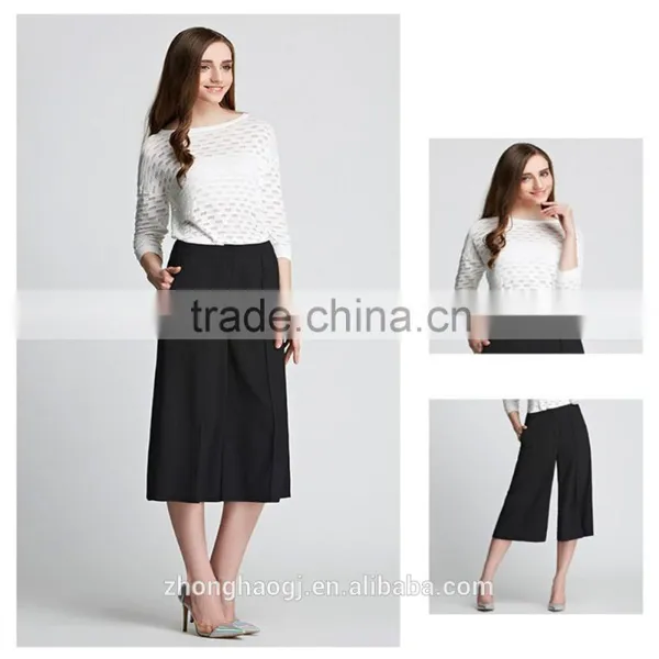 New Arrival Korean Summer Hollow Hedging Pullover Sweater Breathable Shirt With Slimming Lookings photo-2