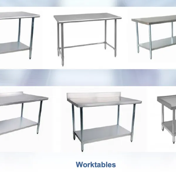 Work Table - Stainless Steel, Flat Top or Backsplash, With or Without Casters, Kitchen, Restaurant, Coffee Shop, and Workshop photo-2
