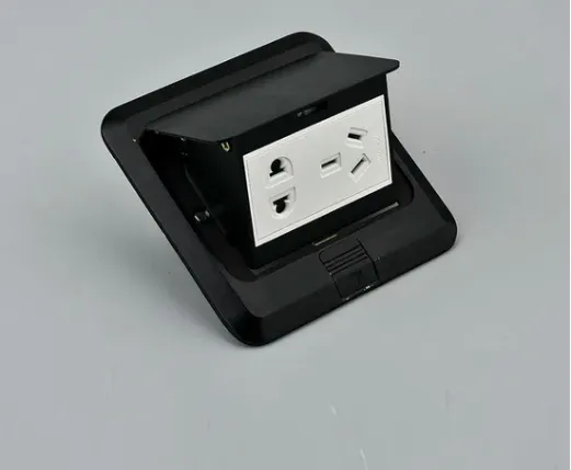 Customizable Hidden Pop Up Socket With Universal Power Outlet 2 USB Port Embedded Socket photo-5