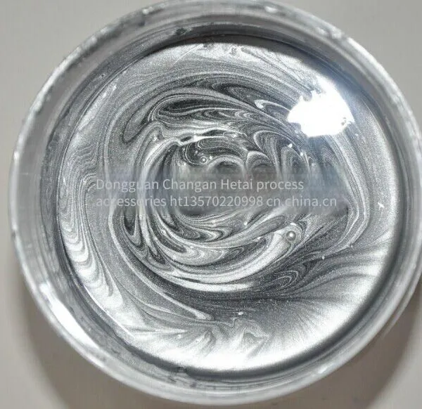 Anti - Electroplating Silver Paste / Fine White Silver Paste / Bright and Shiny Silver Paste / Crystal Silver Paste / Silver Paste for High - Temperature Silver Spraying and Printing photo-2