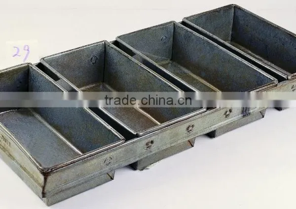 600g Teflon Coating Food Grade Baguette Tray 4-straps Bread Baking Dishes&pans Aluminium Loaf Pan photo-5