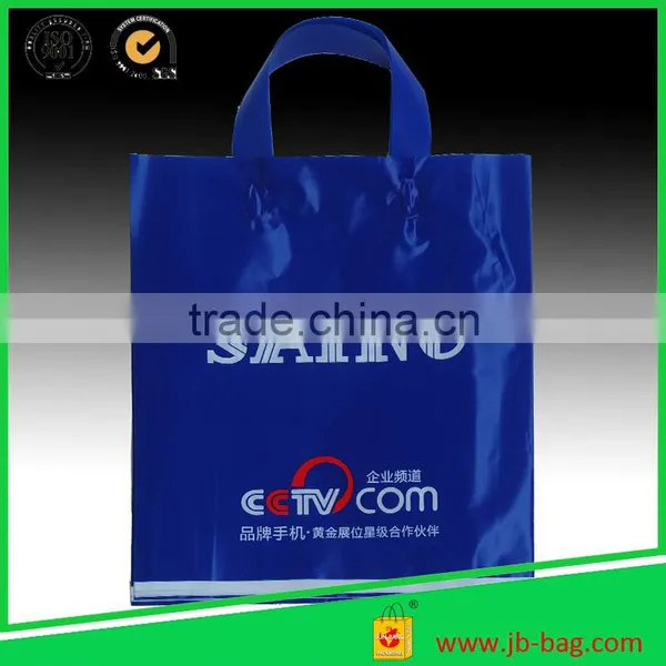 Matt HDPE Printed Plastic Shopping Bag Plastic Bag Logo Customized photo-2