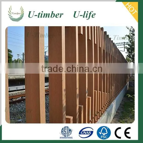 High Quality Durable WPC Cost Wall Fence photo-4