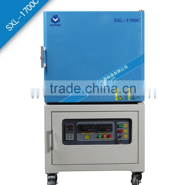MoSi2 Heated Lab Muffle Furnace up to 1700c