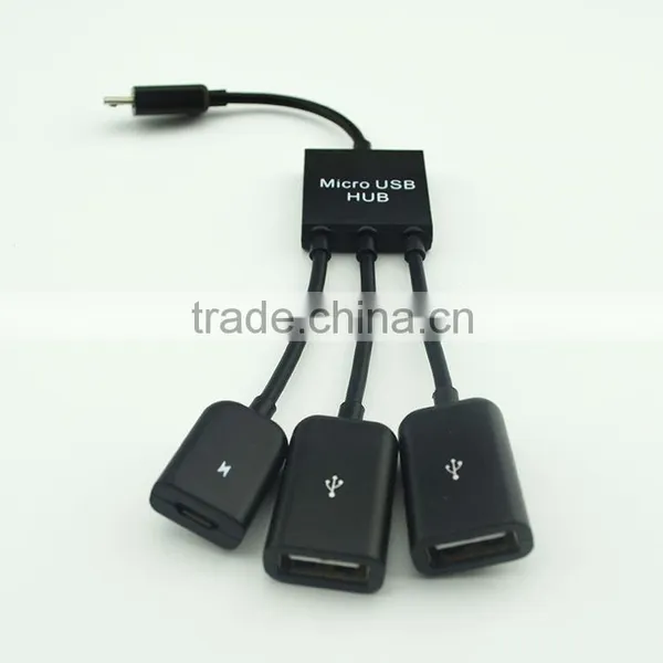 High Quality High Speed 3 in 1micro Usb Ptg Cable for Mobile Phone photo-6