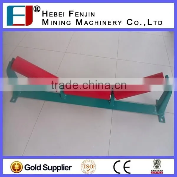 Belt Conveyor Steel Pipe Heavy Duty Gravity Idler With Electrostatic Spraying photo-3