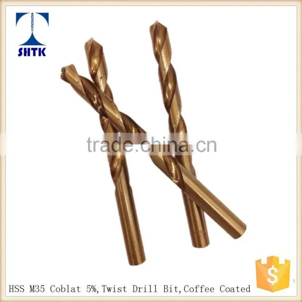 Drill Bit, HSS M35 Cobalt Drill, Fully Ground, Twist Drill Bit, Coffee Coated photo-2