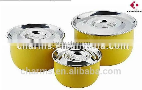 2016 Chuangsheng Colourful Stainless Steel Water Bowl Soup Container&Charms Large Soup Pot Stainless Steel Cooking Casserole photo-5