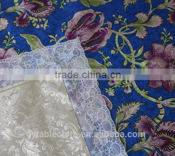 Gold Coatedand Printed Transparent Pvc Tablecloth photo-6