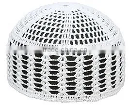 Factory Price Wholesale a Lot of White Handmade Islam Hat photo-6