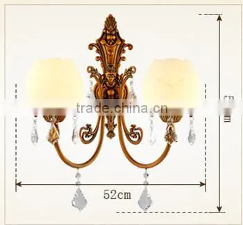 2 Lamps Brass Wall Lights in Livingroom Whit CE photo-4