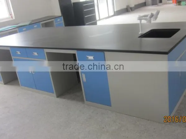 Steel Laboratory Furniture Lab Work Bench Epoxy Resin Lab Bench Top photo-4