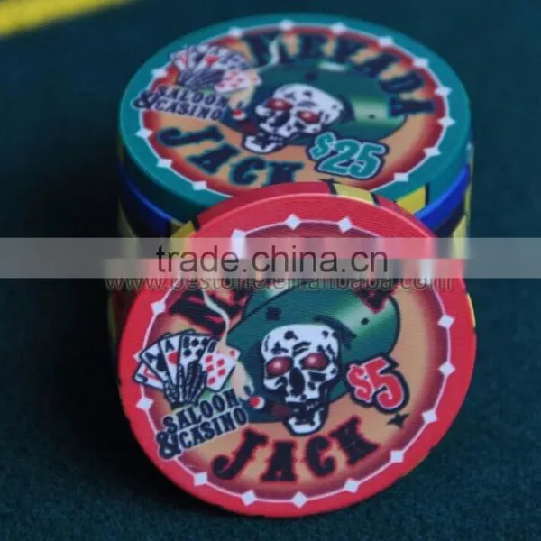 Professional Skull Flush Poker Chips photo-6
